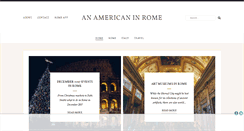 Desktop Screenshot of anamericaninrome.com