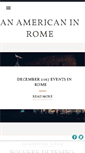 Mobile Screenshot of anamericaninrome.com